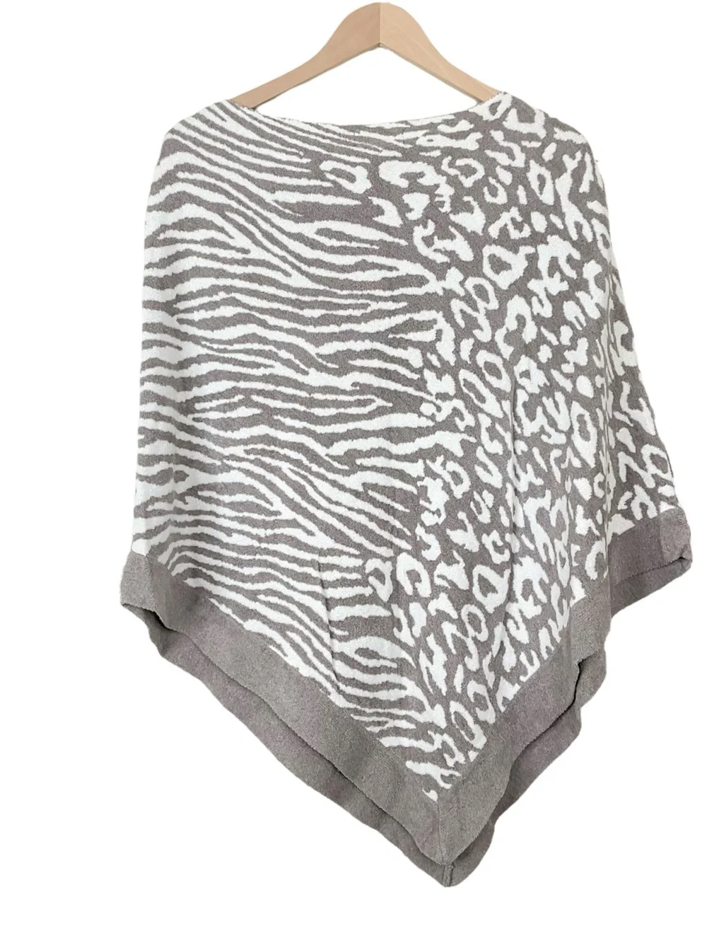 Barefoot Dreams Cozychic Ultra Lite Ocean Breeze Poncho One Size